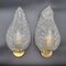 Large Murano Glass Leaf Wall Lights / Sconces from Barovier & Toso, 1950s, Set of 2 1