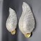 Large Murano Glass Leaf Wall Lights / Sconces from Barovier & Toso, 1950s, Set of 2 5