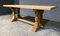 French Bleached Oak Farmhouse Dining Table 18