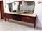 Mid-Century Italian Rosewood Sideboard with Mirror by Osvaldo Borsani, 1950s 2