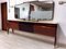 Mid-Century Italian Rosewood Sideboard with Mirror by Osvaldo Borsani, 1950s 3