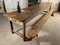 Antique French Ash Tavern Table 2