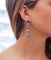 Aquamarine, Diamonds, Onyx, 14 Karat White Gold Dangle Earrings 5