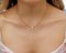 Diamond, 18 Karat Yellow Gold Light Point Necklace 6