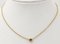 Diamant, 18 Karat Gelbgold Light Point Halskette 4