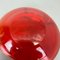 Italian Murano Red Glass Shell Bowl by Antonio Da Ros for Cenedese, 1960s 15