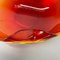 Italian Murano Red Glass Shell Bowl by Antonio Da Ros for Cenedese, 1960s, Image 9