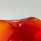 Italian Murano Red Glass Shell Bowl by Antonio Da Ros for Cenedese, 1960s 8