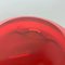 Italian Murano Red Glass Shell Bowl by Antonio Da Ros for Cenedese, 1960s 16
