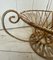 Wrought Iron Basket for Garden or Fireplace, 1960s 9