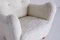 Swedish White Sheepskin and Beech Armchair by Otto Schulz from Boet, 1940s, Image 6