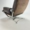 Scandinavian Chrome and Leather Lounge Chair, 1960s 2