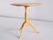 Tavolino a tre gambe in legno di betulla Masur di Carl Malmsten Berg, Svezia, anni '50, Immagine 6