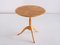 Tavolino a tre gambe in legno di betulla Masur di Carl Malmsten Berg, Svezia, anni '50, Immagine 3