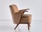 German Beech and Velvet Sculptural Armchairs by Adolf Wrenger, 1950s, Set of 2 12