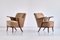 German Beech and Velvet Sculptural Armchairs by Adolf Wrenger, 1950s, Set of 2, Image 1