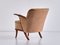 German Beech and Velvet Sculptural Armchairs by Adolf Wrenger, 1950s, Set of 2, Image 9