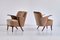 German Beech and Velvet Sculptural Armchairs by Adolf Wrenger, 1950s, Set of 2, Image 2