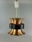 Space Age Metal Ceiling Lamp, 1960s, Image 1