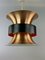 Space Age Metal Ceiling Lamp, 1960s, Image 11