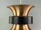 Space Age Metal Ceiling Lamp, 1960s, Image 7