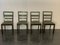 Art Deco Rosewood & Green Maple Dining Set, Set of 9, Image 16