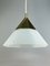 Mid-Century Space Age Ceiling Lamp in Glass from Limburg 7
