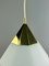 Mid-Century Space Age Ceiling Lamp in Glass from Limburg 6