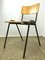 Wooden Workshop Chair with Metal Frame, 1970s, Image 1
