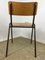 Wooden Workshop Chair with Metal Frame, 1970s 5