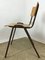 Wooden Workshop Chair with Metal Frame, 1970s, Image 6