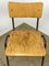 Wooden Workshop Chair with Metal Frame, 1970s, Image 7