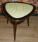 Two-Tone Cocktail Table with Glass Top & Shelf, 1950s, Image 1