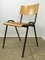 Wooden Workshop Chair with Metal Frame, 1970s 1