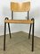 Wooden Workshop Chair with Metal Frame, 1970s 8