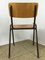 Wooden Workshop Chair with Metal Frame, 1970s 5