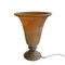 Large Italian Murano Scavo Torchiere Table Lamp, Image 1