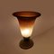 Large Italian Murano Scavo Torchiere Table Lamp, Image 3