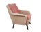 Fauteuil Bicolore Rose, Allemagne, 1950s 1