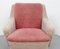 Two-Tone German Pink Armchair, 1950s 5
