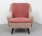 Two-Tone German Pink Armchair, 1950s 6