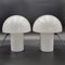 Lampes de Bureau Lido Mushroom de Peill & Putzler, Allemagne, 1970s, Set de 2 3
