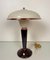 Lámpara de escritorio estilo Bauhaus Art Déco de Eileen Gray para Jumo, años 40, Imagen 3