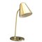 Mid-Century Adjustable Brass Table Lamp by Jacques Biny for Luminalité, 1950s 1