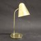 Mid-Century Adjustable Brass Table Lamp by Jacques Biny for Luminalité, 1950s 2