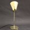 Lampada da tavolo Mid-Century regolabile in ottone di Jacques Biny per Luminalité, anni '50, Immagine 5