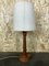 Mid-Century Space Age Table Lamp in Teak, Denmark, Image 6