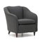 Fauteuil en Tissu Gris, 1950s 1