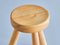 Swedish Three Legged Stool in Solid Pine by Ingvar Hildingsson, 1970s 4