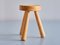 Swedish Three Legged Stool in Solid Pine by Ingvar Hildingsson, 1970s 2